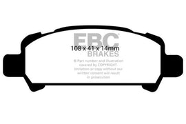 EBC 02-06 Subaru Baja 2.5 Greenstuff Rear Brake Pads - Eaton Motorsports