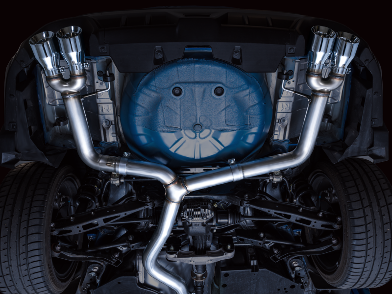 AWE Tuning 2022+ VB Subaru WRX Track Edition Exhaust - Chrome Silver Tips - Eaton Motorsports