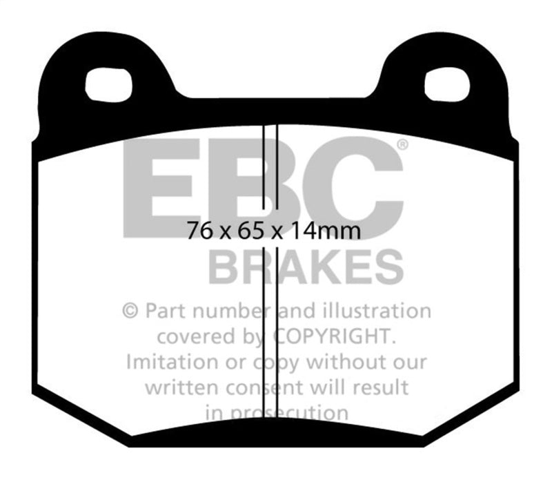 EBC 03-04 Infiniti G35 3.5 (Manual) (Brembo) Bluestuff Rear Brake Pads - Eaton Motorsports