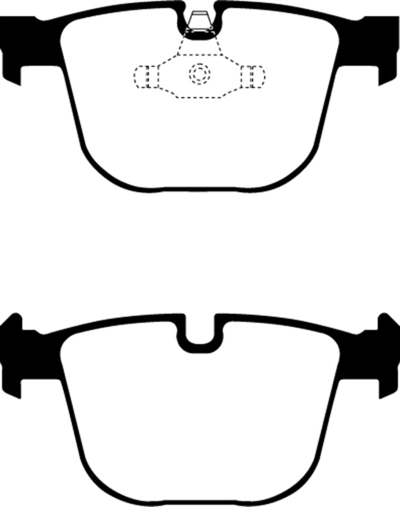 EBC 08-10 BMW M3 4.0 (E90) Yellowstuff Rear Brake Pads - Eaton Motorsports