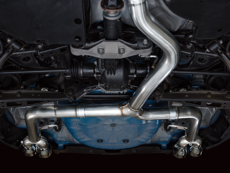 AWE Tuning 2022+ VB Subaru WRX Track Edition Exhaust - Chrome Silver Tips - Eaton Motorsports