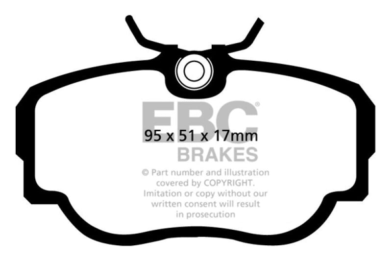 EBC 83-85 BMW 318 1.8L (E30) Bluestuff Front Brake Pads - Eaton Motorsports