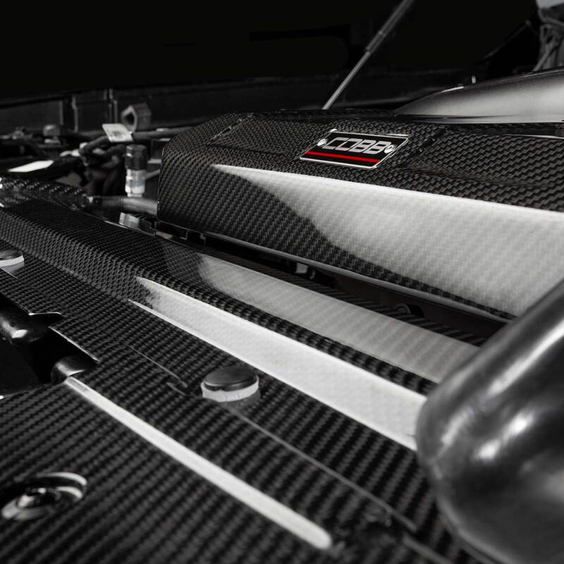 Cobb 21-23 Ford F-150 Ecoboost 3.5/2.7 Raptor/Tremor/Limited Redline Carbon Fiber Radiator Shroud - Eaton Motorsports