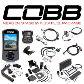 Cobb 18-21 Subaru WRX NexGen Stage 2 + CAN Flex Fuel Power Package (SF Intake) - Black - Eaton Motorsports