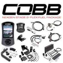 Load image into Gallery viewer, Cobb 15-17 Subaru WRX NexGen Stage 2 + CAN Flex Fuel Power Package (SF Intake) - Black