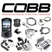 Load image into Gallery viewer, Cobb 15-17 Subaru WRX NexGen Stage 2 + CAN Flex Fuel Power Package (SF Intake) - Silver