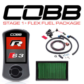 Cobb Stage 1+ Flex Fuel Power Pkg VW Golf R (MK7/7.5) / Audi S3 (8V) - Eaton Motorsports