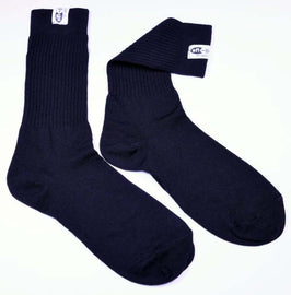RaceQuip SFI 3.3 Fire Retardant Socks X-Small -Shoe Size 1-4 Black - Eaton Motorsports