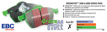 Load image into Gallery viewer, EBC 04-08 Acura TL 3.2 (Manual)(Brembo) Greenstuff Front Brake Pads - Eaton Motorsports