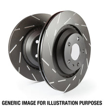 Load image into Gallery viewer, EBC 06-07 Subaru Impreza 2.5 Turbo WRX USR Slotted Rear Rotors - Eaton Motorsports