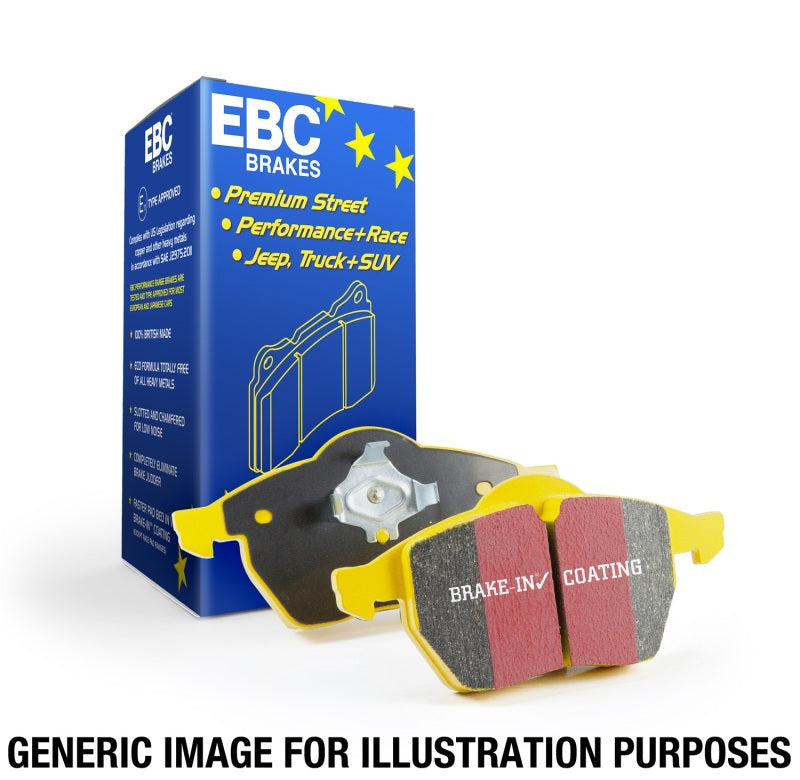 EBC 2016+ Cadillac CT6 2.0L Turbo Yellowstuff Front Brake Pads - Eaton Motorsports