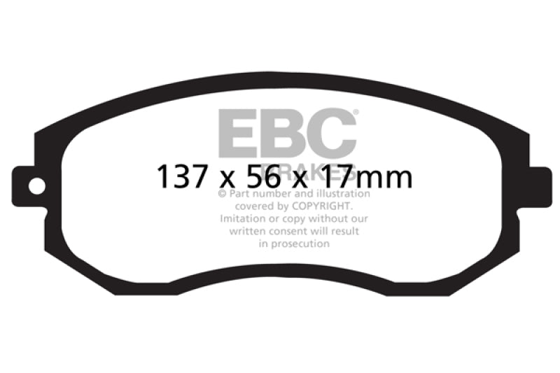 EBC 12+ Scion FR-S 2 Greenstuff Front Brake Pads - Eaton Motorsports