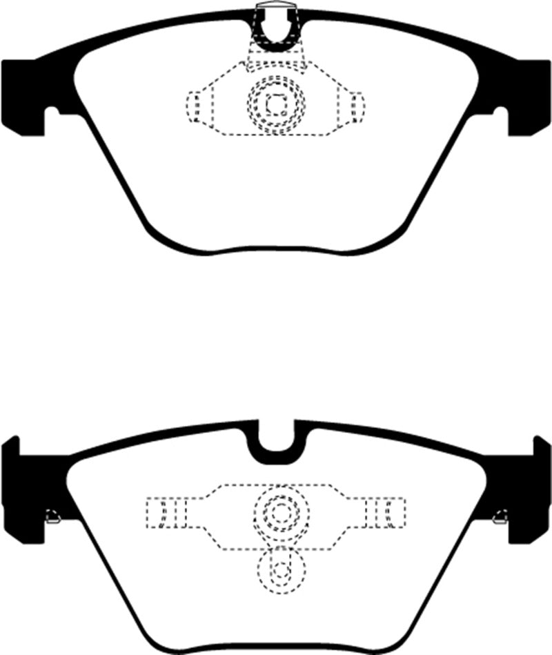 EBC 08-10 BMW M3 4.0 (E90) Redstuff Front Brake Pads - Eaton Motorsports