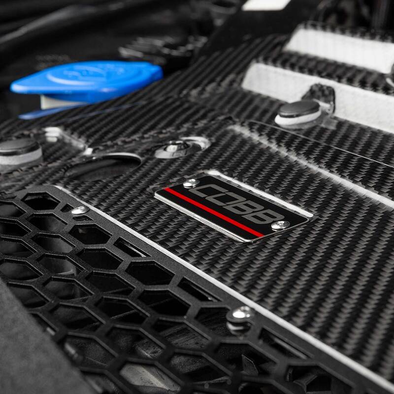 Cobb 21-23 Ford F-150 Ecoboost 3.5/2.7 Raptor/Tremor/Limited Redline Carbon Fiber Radiator Shroud - Eaton Motorsports