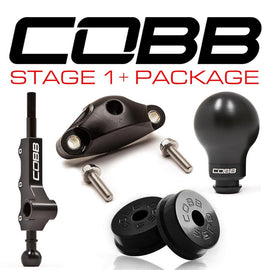Cobb 02-07 Subaru WRX 5MT w/Factory Short Shift Stg 1+ Drivetrain Pkg (Weighted Knob) - Blk - Eaton Motorsports