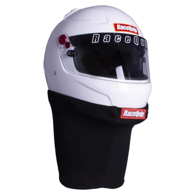 RaceQuip SFI 3.3 / 5 Fire Retardant Three-Layer Helmet Skirt Black - Eaton Motorsports