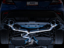 Load image into Gallery viewer, AWE Tuning 2022+ VB Subaru WRX Track Edition Exhaust - Chrome Silver Tips - Eaton Motorsports