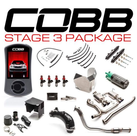 Cobb 11-14 Subaru STI Sedan Stage 3 Power Package (Titanium) - Blue - Eaton Motorsports