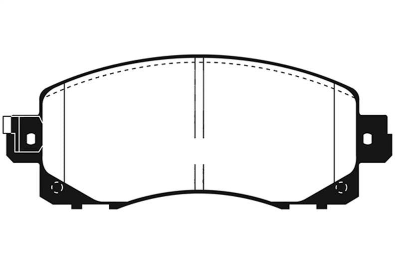 EBC 2018+ Subaru Crosstrek Yellowstuff Front Brake Pads - Eaton Motorsports