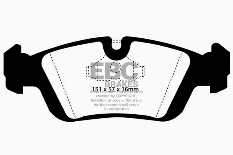 EBC 96-98 BMW Z3 Bluestuff Front Brake Pads - Eaton Motorsports