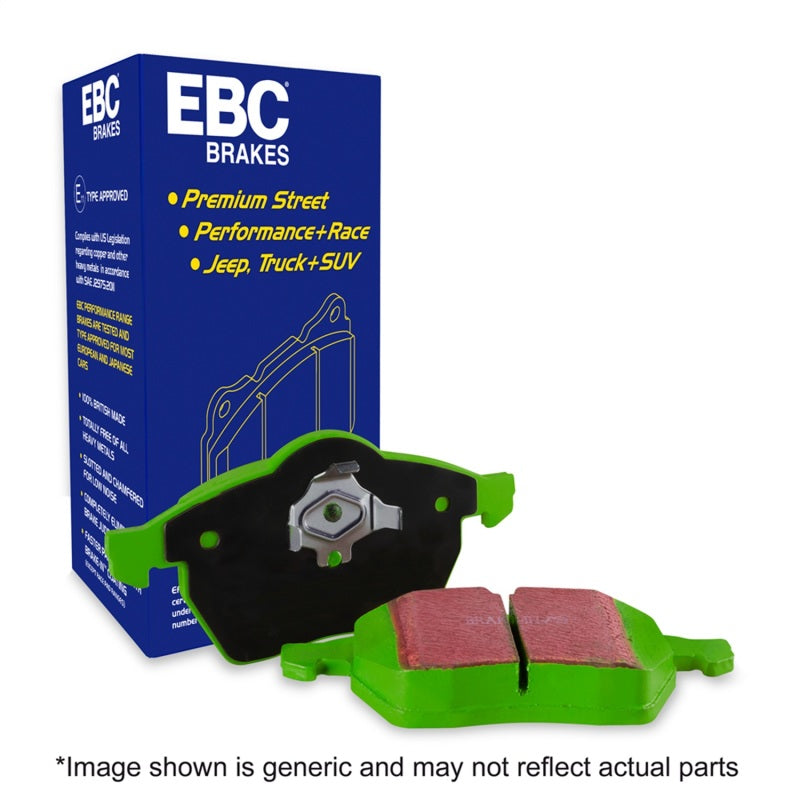 EBC 12+ Volkswagen CC 3.6 Greenstuff Front Brake Pads - Eaton Motorsports