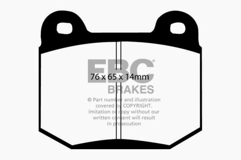 EBC 03-04 Infiniti G35 3.5 (Manual) (Brembo) Greenstuff Rear Brake Pads - Eaton Motorsports