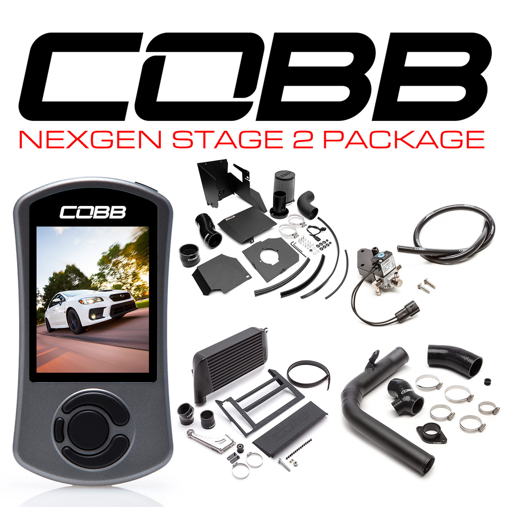 Cobb 15-21 Subaru WRX NexGen Stage 2 Power Package w/SF Intake - Black - Eaton Motorsports