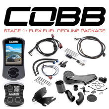 Load image into Gallery viewer, Cobb 18-21 Subaru Stage 1+ CAN Flex Fuel Redline Carbon Fiber Power Package