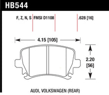Load image into Gallery viewer, Hawk 2006-2009 Audi A3 TFSIi Quattro 2.0 HPS 5.0 Rear Brake Pads - Eaton Motorsports