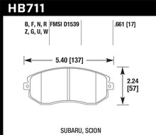 Load image into Gallery viewer, Hawk 13 Subaru BRZ / 13 Scion FR-S HP Plus Front Street Brake Pads - Eaton Motorsports