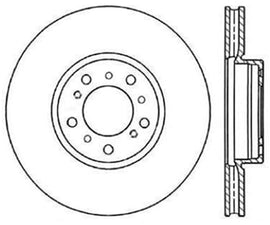 StopTech Power Slot BMW (E46) Front Left Cryo Slotted Rotor - Eaton Motorsports