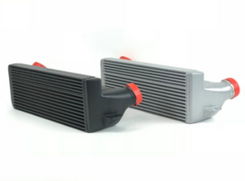 CSF 04-13 BMW 335i/xi (E90/E91/E92/E93) High Performance Stepped Core Bar/Plate Intercooler - Black - Eaton Motorsports