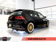 Load image into Gallery viewer, AWE Tuning VW MK7 GTI Track Edition Exhaust - Diamond Black Tips - Eaton Motorsports