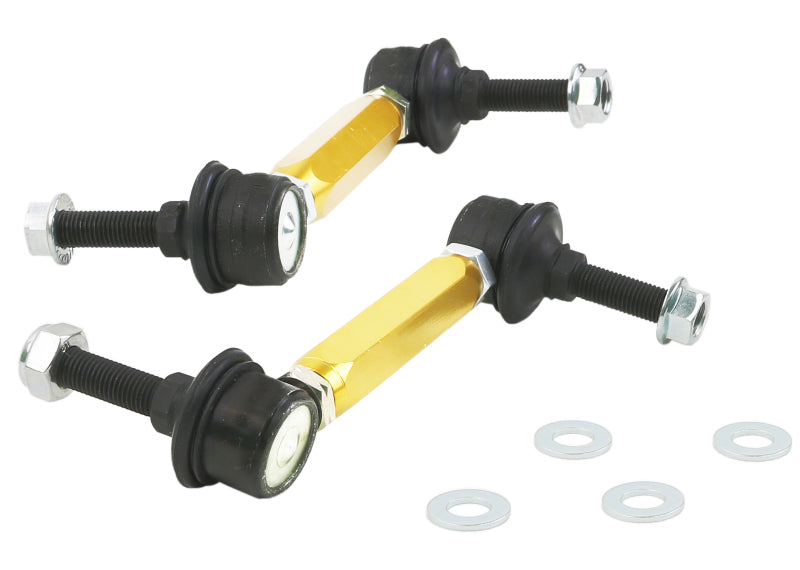 Whiteline Universal Sway Bar End Link Kit - 130-155mm Heavy Duty Adjustable - 10mm Ball Studs - Eaton Motorsports