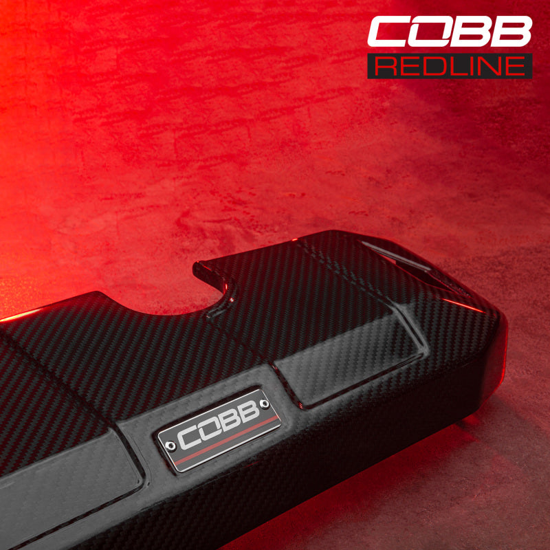 Cobb 17-20 Ford F-150 EcoBoost 3.5L/Raptor / 18-20 F-150 2.7L Redline Carbon Fiber Coolant Cover - Eaton Motorsports