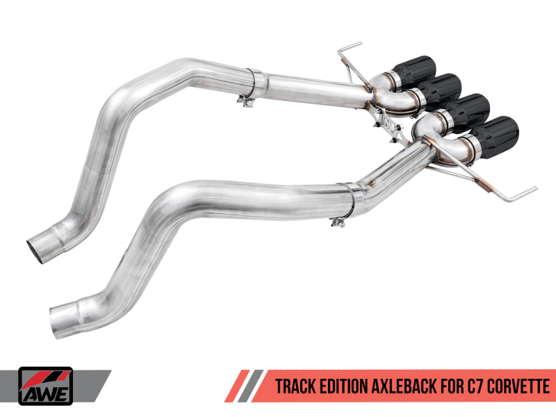 AWE Tuning 14-19 Chevy Corvette C7 Z06/ZR1 Track Edition Axle-Back Exhaust w/Black Tips - Eaton Motorsports