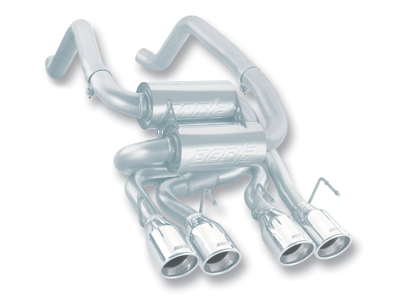 Borla 05-08 Corvette Convertible/Coupe 6.0L/6.2L 8cyl SS S-Type Exhaust (REAR SECTION ONLY) - Eaton Motorsports