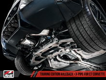 Load image into Gallery viewer, AWE Tuning 14-19 Chevy Corvette C7 Z06/ZR1 Track Edition Axle-Back Exhaust w/Black Tips - Eaton Motorsports