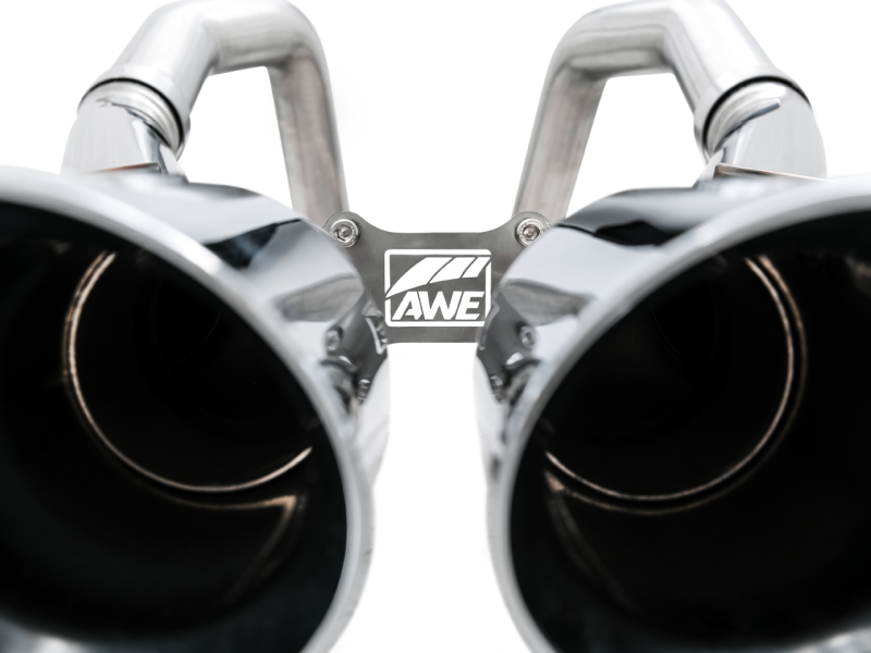 AWE Tuning 14-19 Chevy Corvette C7 Z06/ZR1 (w/o AFM) Track Edition Axle-Back Exhaust w/Chrome Tips - Eaton Motorsports