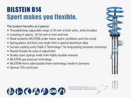 Bilstein B14 (PSS) 12-13 BMW 328i/335i Front & Rear Performance Suspension Kit - Eaton Motorsports