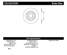 Load image into Gallery viewer, Stoptech 10-13 VW Golf/GTI/Jetta w/ 272mm Rear Disc Rear Premium High Carbon Cryo Brake Rotor - Eaton Motorsports