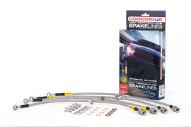 Goodridge 08-14 Subaru Impreza STi w/ Brembo Calipers Stainless Steel Brake Lines Kit - Eaton Motorsports