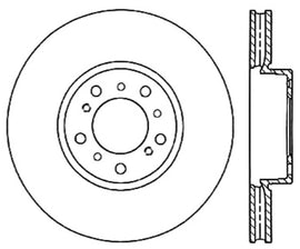 StopTech Power Slot BMW (E46) Front Right Slotted Cryo Rotor - Eaton Motorsports