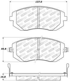 Stoptech 03-10 Subaru Forester/Impreza / 02-12 Subaru Legacy/Outback Sport Brake Pads - Front - Eaton Motorsports