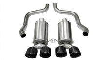 Load image into Gallery viewer, Corsa Black Xtreme Axle-Back Exhaust w/Dual Black 3.5in Tips 09-13 Chevrolet Corvette C6 6.2L V8 - Eaton Motorsports