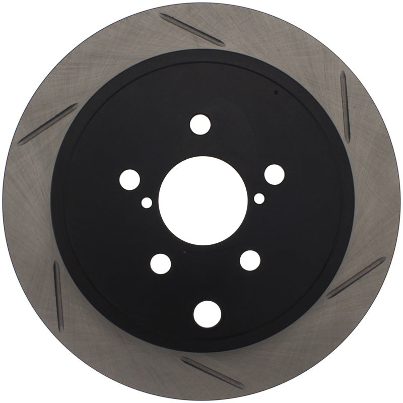 StopTech Power Slot 08-10 WRX Rear Right Slotted Rotor - Eaton Motorsports