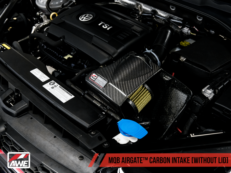 AWE Tuning Audi / Volkswagen MQB 1.8T/2.0T/Golf R Carbon Fiber AirGate Intake w/o Lid - Eaton Motorsports