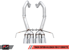 Load image into Gallery viewer, AWE Tuning 14-19 Chevy Corvette C7 Z06/ZR1 (w/o AFM) Track Edition Axle-Back Exhaust w/Chrome Tips - Eaton Motorsports