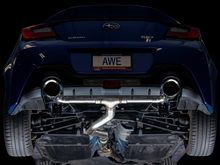 Load image into Gallery viewer, AWE Subaru BRZ/ Toyota GR86/ Toyota 86 Track Edition Cat-Back Exhaust- Chrome Silver Tips - Eaton Motorsports