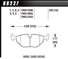 Load image into Gallery viewer, Hawk 95-99 BMW M3 E36 Performance Ceramic Street Rear Brake Pads - Eaton Motorsports